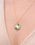 Colorful Triple Moon Medallion | Porterist