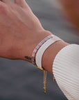 Lilac - white Split Bracelet | Porterist