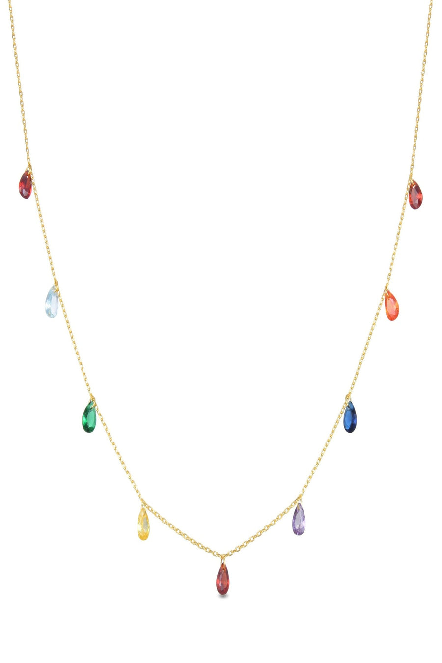 Original Colorful Swarovski Stone Necklace | Porterist