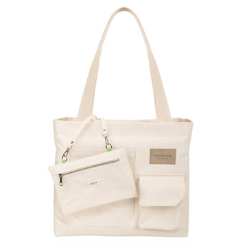 Endémique Studio La Lune Tote Bag Cotton White | Porterist