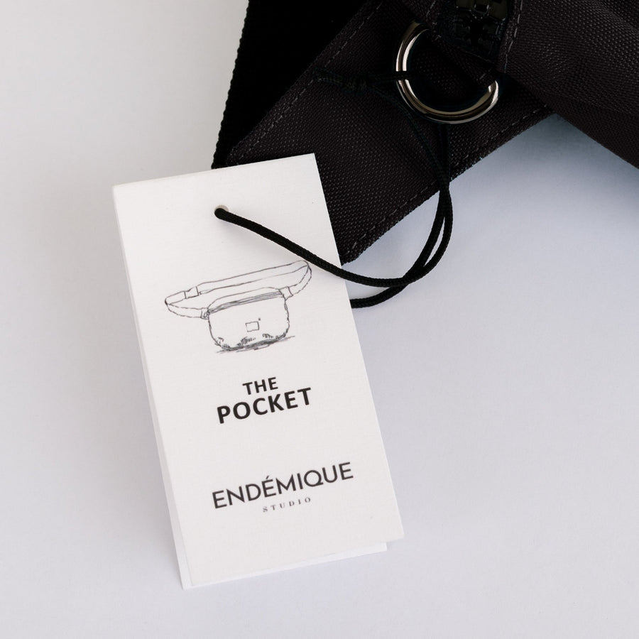 Endémique Studio The Pocket Full Black Fanny Pack