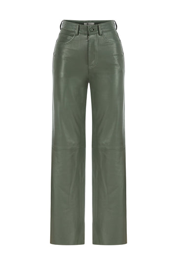 Green Leather Pants | Porterist