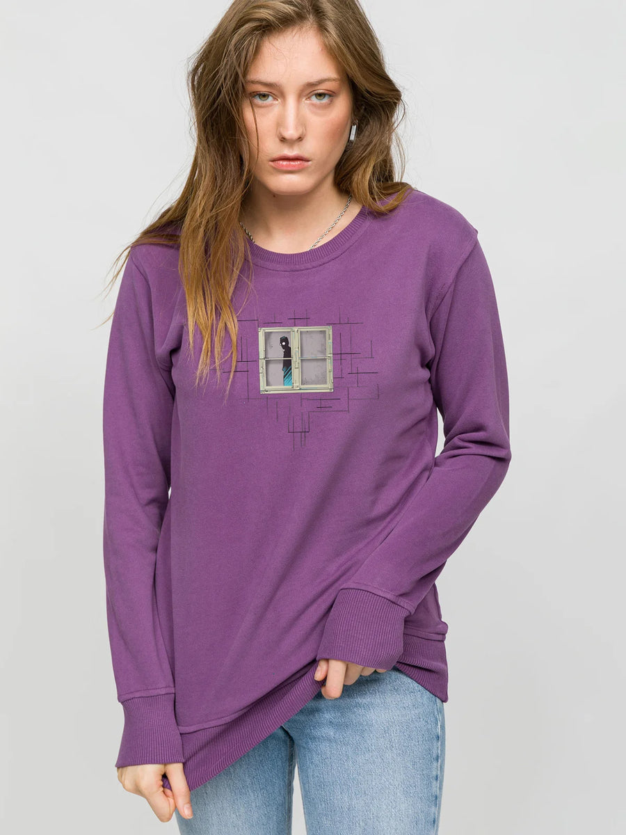 I See You Woman Sweatshirt - Purple | Porterist