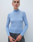 Mısırlı 1951 Mock Neck Light Blue Sweater  - Porterist 1