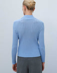 Mısırlı 1951 Mock Neck Light Blue Sweater  - Porterist 2