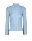 Mısırlı 1951 Mock Neck Light Blue Sweater  - Porterist 3