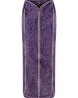 Manipulator Skirt In Purple Acid Wash | Porterist