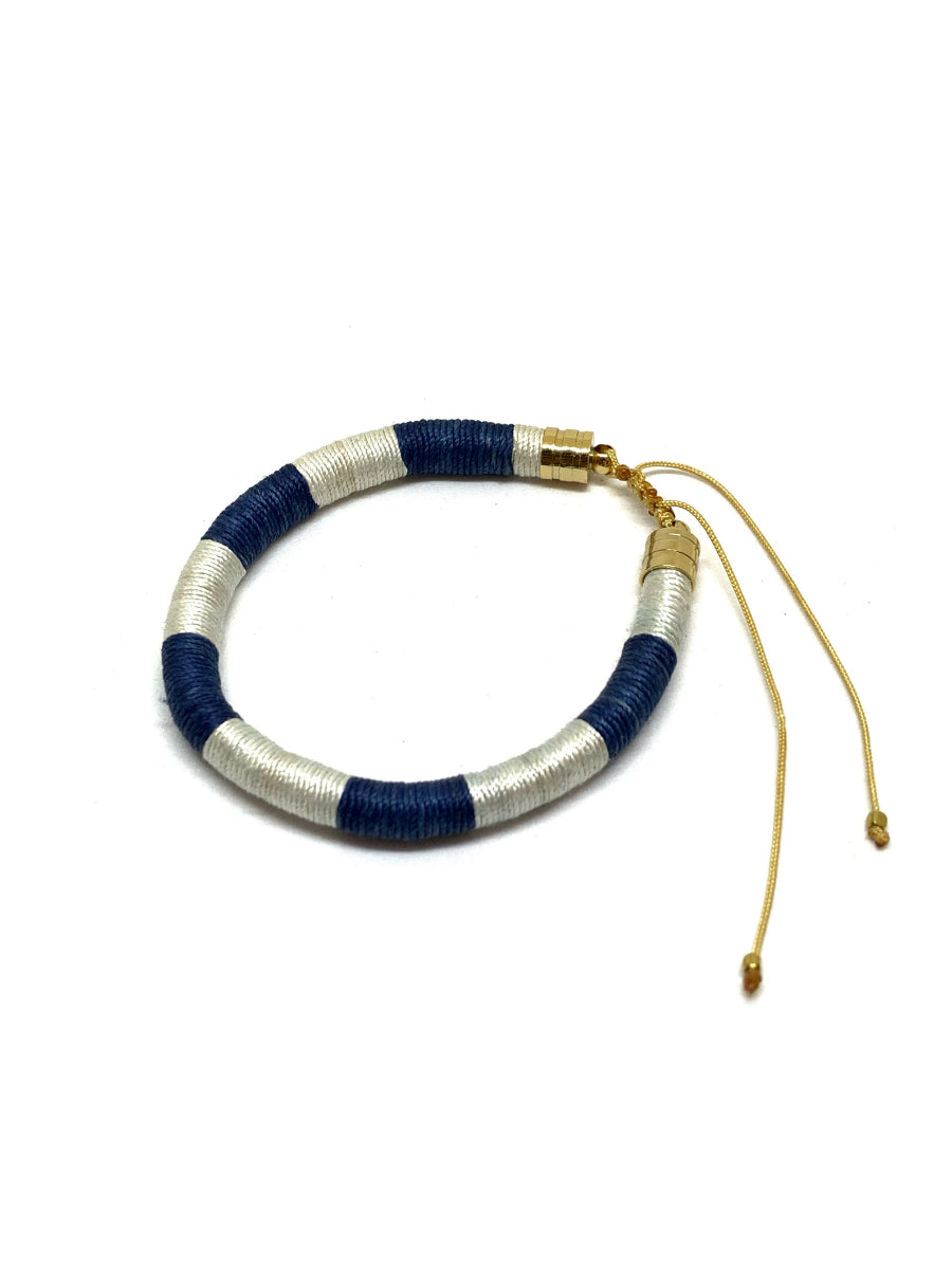 Striped Blue Bracelet | Porterist