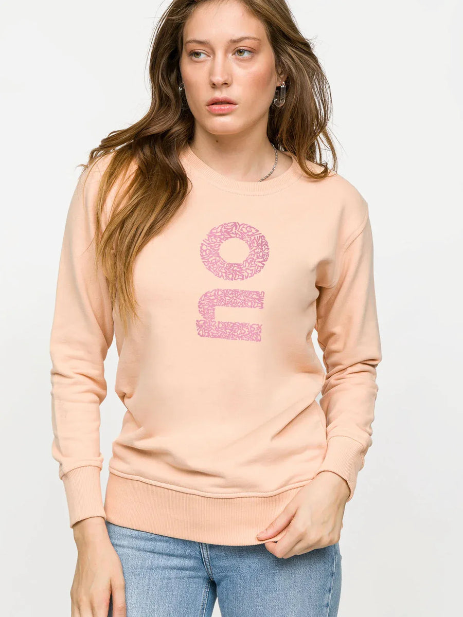 No Woman Sweatshirt - Pink | Porterist