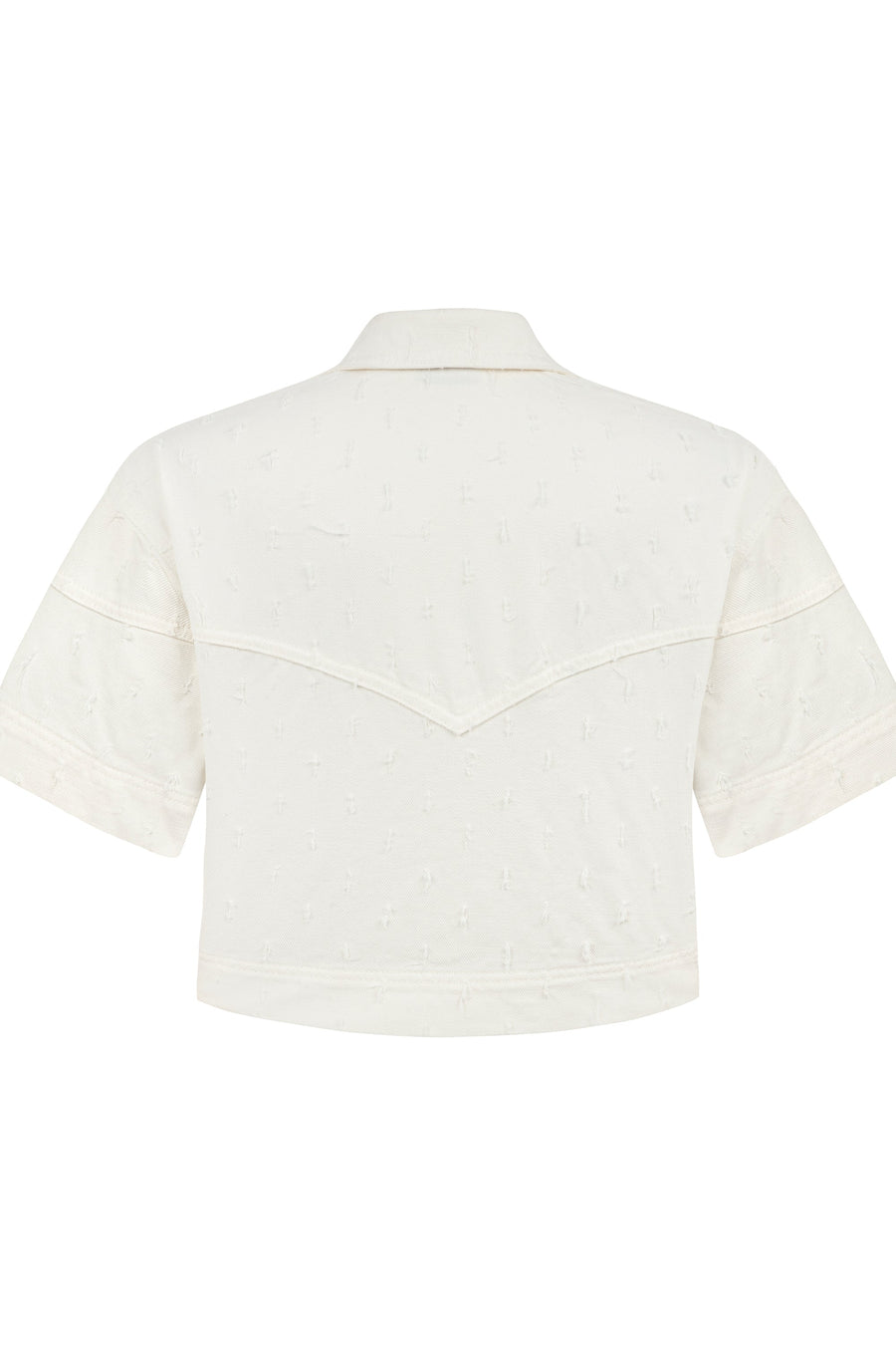 Ecru Accessory Designed Denim Jacket | Porterist