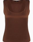 Basic Crinkle Textured Brown Blouse | Porterist