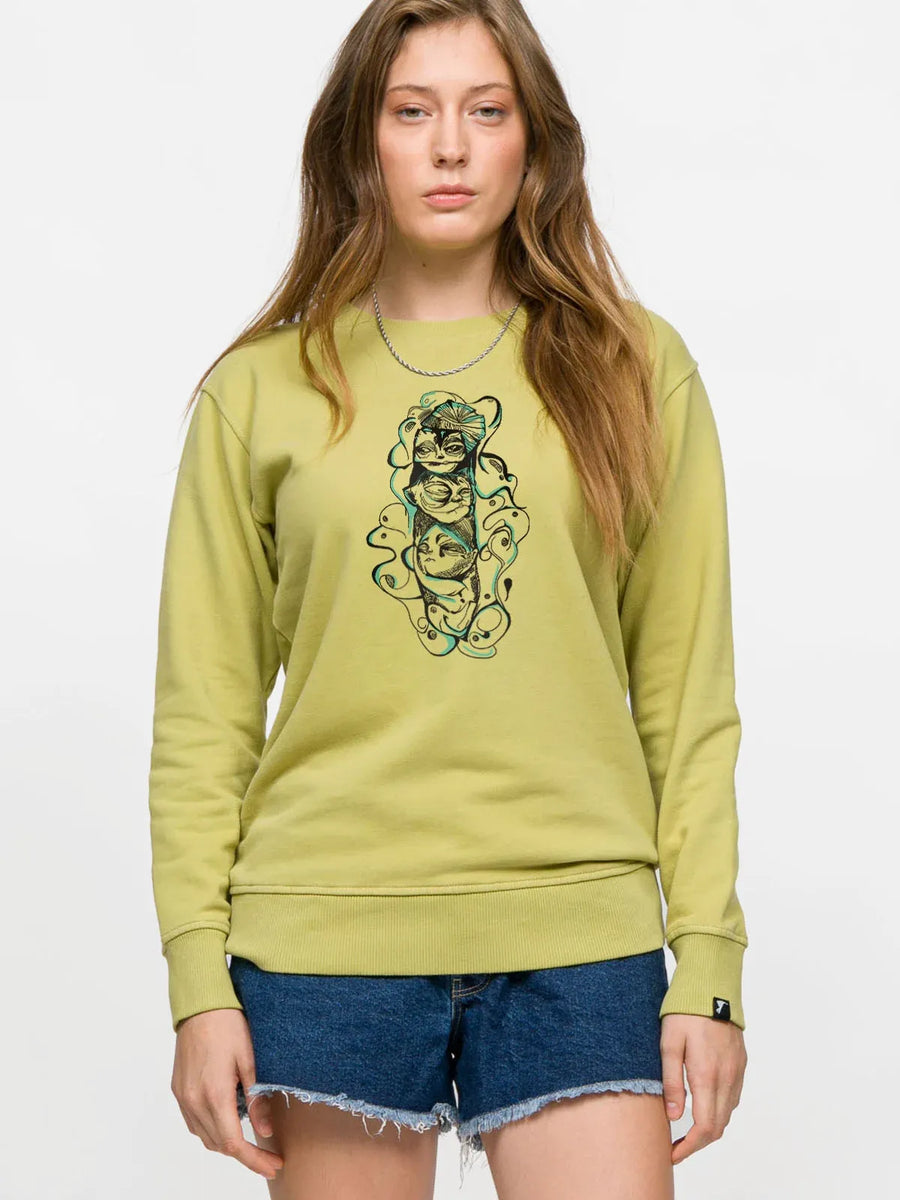 Sürüklenen Woman Sweatshirt - Green | Porterist