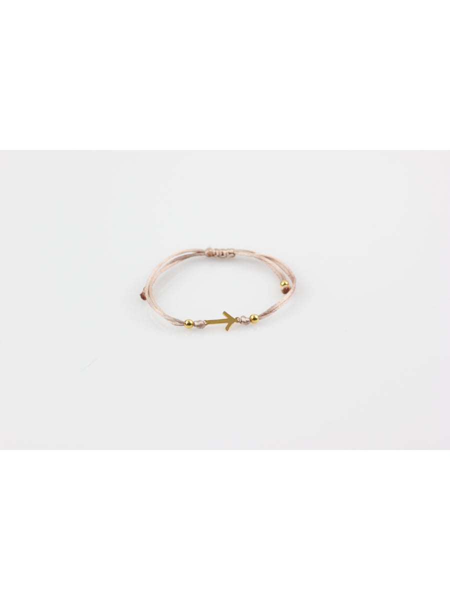 Tivaz Rope Bracelet Beige - Gold | Porterist