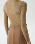 Mink Basic Knitwear Top | Porterist