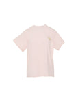 Star Plexi Detailed Steep Collar Short Sleeve Pink T-shirt